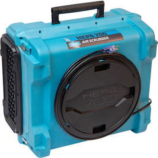 Blue HEPA 700 Air Scrubber with Odor Absorbing Filter