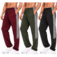 thumbnail image 1 of DARESAY Men’s Dri-Fit Athletic Pants 3-Pack, Moisture-Wicking Quick-Dry Workout Pants with Pockets & Drawstring Waist, Open Bottom, Sizes S-3XL, 1 of 13