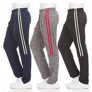 DARESAY Dri-Fit Pant 3 Pack-Moisture Wicking, High Performance, Comfy Spandex-Poly Blend (Up To Size 3XL)