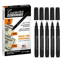 Dri Mark CFD5PK Counterfeit Bill Detector Marker Pen (Pack of 5)