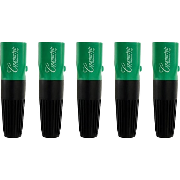 Dri Mark Dual Test Light Head, Add to Any Dri Mark Counterfeit Detection Pen, Tests for Security Strips on US Currency, 5 Pack