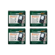 كاشف فاتورة اختبار Dri Mark Flash ، 3 اختبارات سهلة في جهاز واحد صغير ، علامة مائية ، حبر ، شريط أمان ، مدقق أموال سريع ، آلة كشف العملات المزيفة ، صيانة مجانية - 4 عبوات