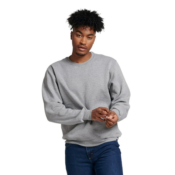 Russell Athletic Men's Dri-Power Fleece Crewneck Sweatshirts - Moisture Wicking, Mid-Weight Cotton Blend, Sizes S-4XL