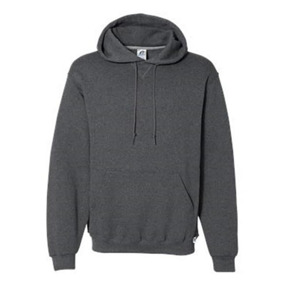 Dri Power Hooded Pullover Sweatshirt, Black Heather - 4XL