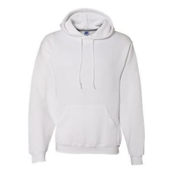 Dri Power Hooded Pullover Sweatshirt, White - Large