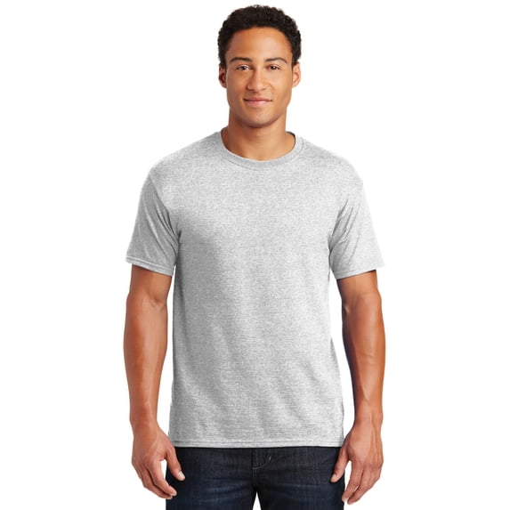 JERZEES - Dri-Power 50/50 T-Shirt - 29MR, Ash, M, Pack Of 5, Mens T-Shirts