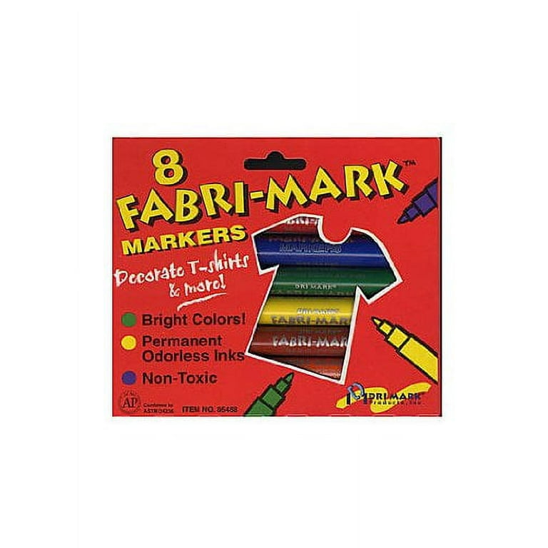 DriMark Fabri-Mark Markers primary colors [PACK OF 3 ] 