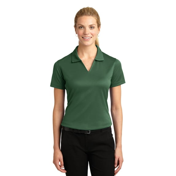 Sport-Tek L469 Ladies Dri-Mesh V-Neck Polo Shirt
