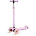 thumbnail image 1 of Dribbl 3-Wheel Kids Scooter - Lean-to-Steer Technology, Adjustable Height Handlebar, Wide Anti-Slip Deck, Scooter for Boys & Girls Ages 2+, Child Safety Approved, Support Riders Up to 165 lbs, Purple, 1 of 6