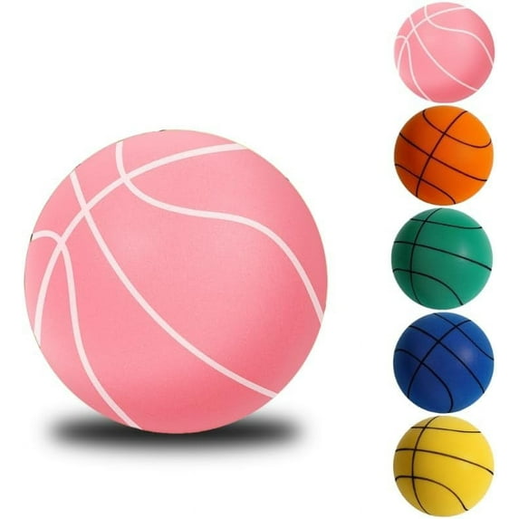 Dribble Dream Silent Basketball, High Elastic Indoor Silent Basketball, Foam Basketball Indoor Training Quiet Ball Gift for Youth Kids