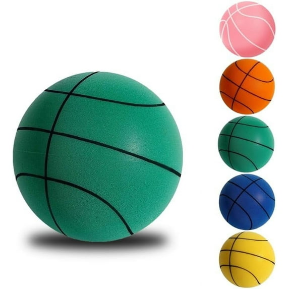 Dribble Dream Silent Basketball, High Elastic Indoor Silent Basketball, Foam Basketball Indoor Training Quiet Ball Gift for Youth Kids