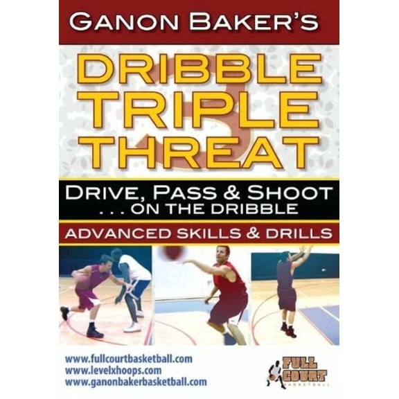 Dribble Triple Threat Drive, Pass & Shoot on the dribble Basketball DVD NEW
