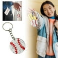 White Keychains Cute Keychains for Backpacks Jewelry Keychains Dribble