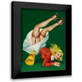 thumbnail image 1 of Driben, Peter 11x14 Black Modern Framed Museum Art Print Titled - Mid-Century Pin-Ups - Titter Magazine - Cheerleader, 1 of 5