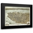 thumbnail image 1 of Drie 24x18 Black Modern Framed Museum Art Print Titled - Charleston South Carolina - Drie 1872, 1 of 5