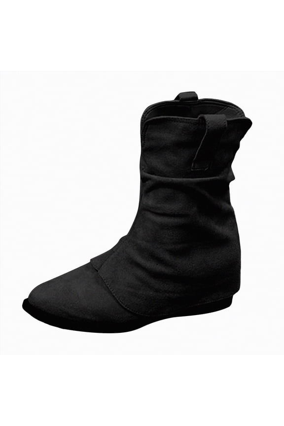 Ankle Boots for Women Women's Ankle Boots Low Chunky Heeled Booties Casual Comfortable Fall Winter Pointed Closed Toe Short Boots for Women Black,6.5