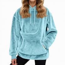 Drie Cat Pocket Hoodie Cat Pouch Hoodie For Women Kangaroo Pocket Dog Pouch Sweatshirts Pet Carrier Animal Holder Long Sleeve Pullover Tops Light Blue,2XL