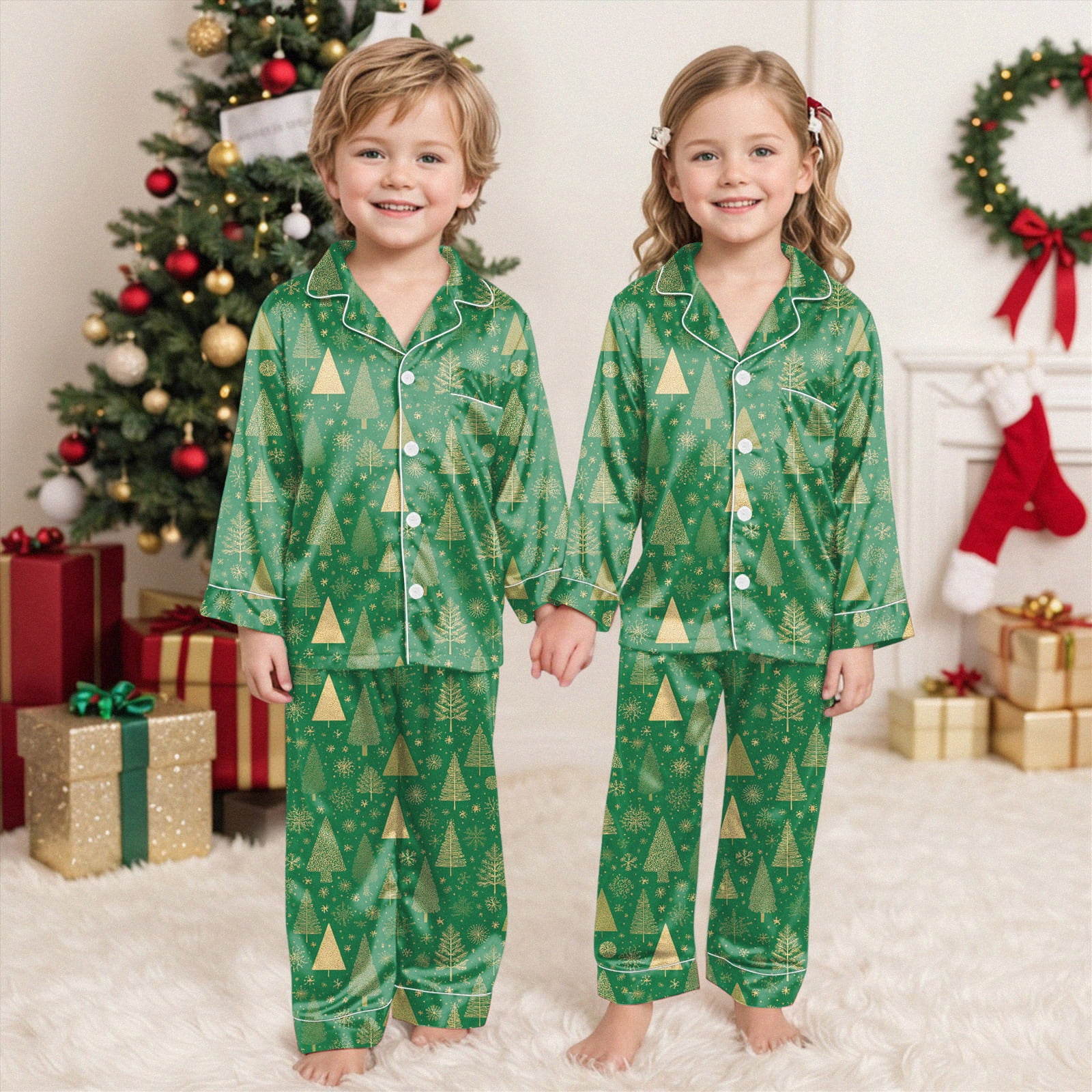 Drie Christmas Pjs Family Set Family Christmas Pajamas Matching Sets ...