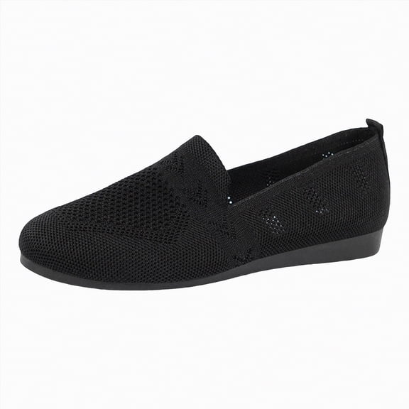 Drie Flats Women Flats Shoes Slip for Women Fashion Women's Flat Leather Women Shoes Casual Female Black,6.5
