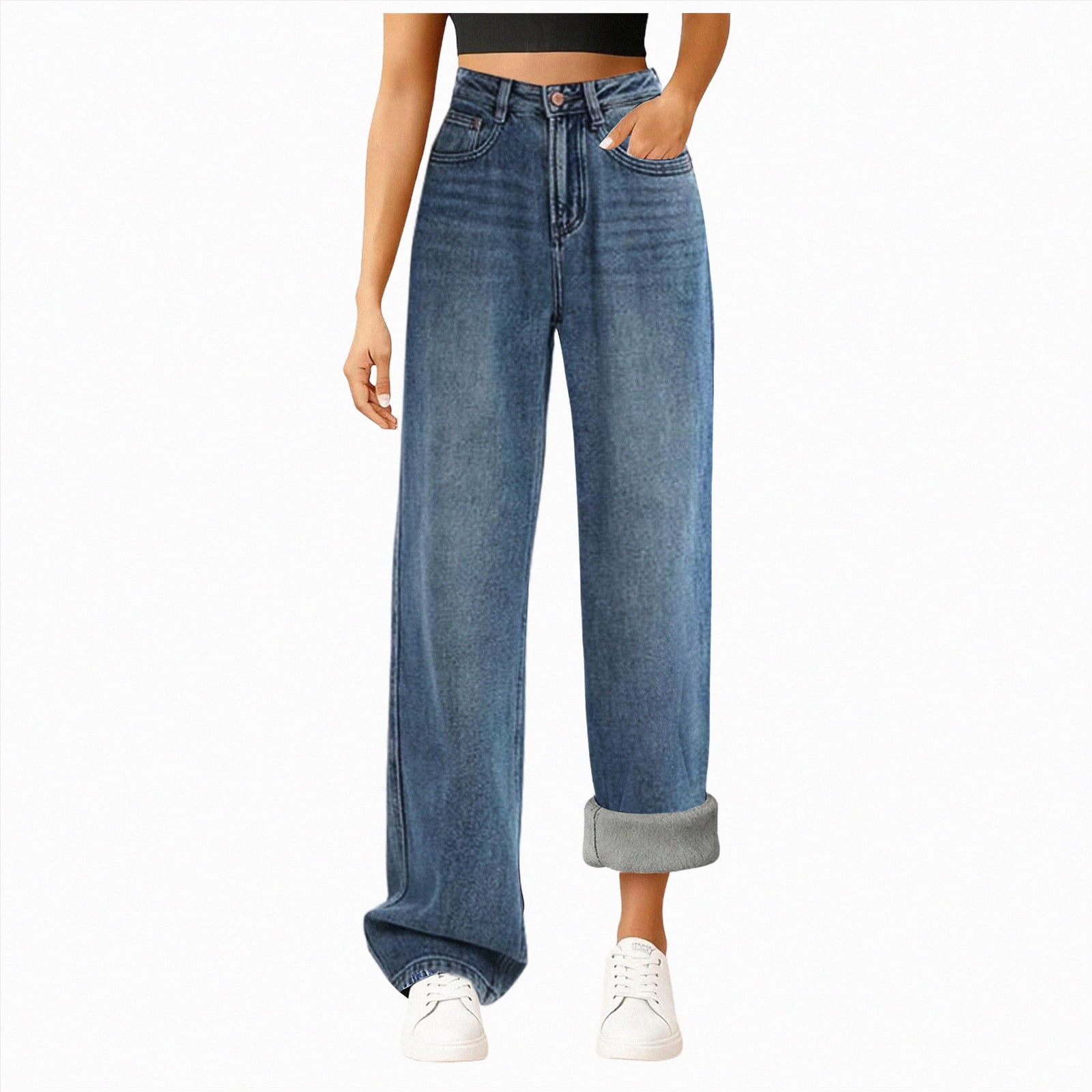 リー Drie Jeans With Fleece Lining Women Women's Fleece Lined Jeans