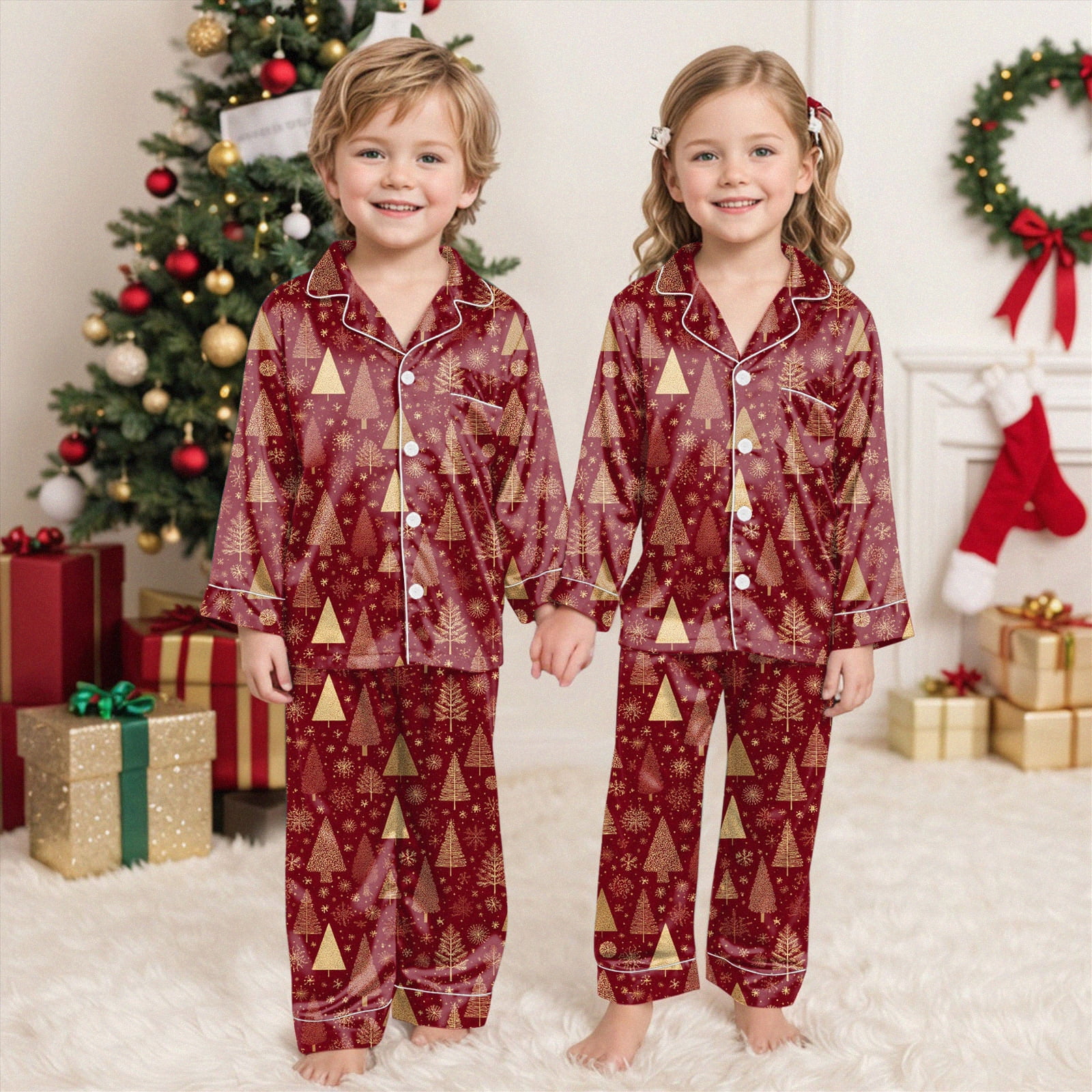 Drie Matching Christmas Pjs for Family Family Christmas Pajamas ...