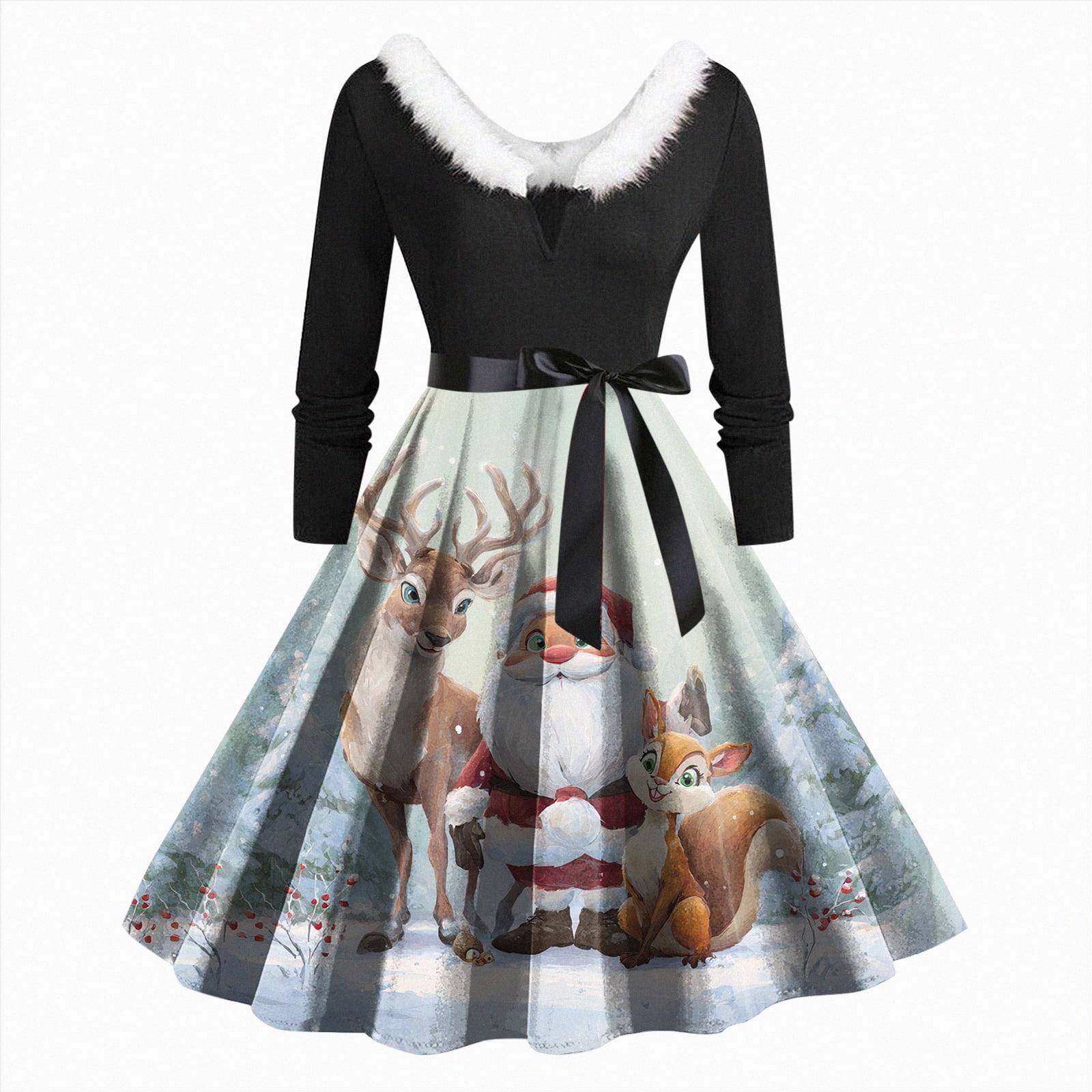 Drie Women'S Christmas Dresses Christmas Dresses for Women Plus Size V — free download