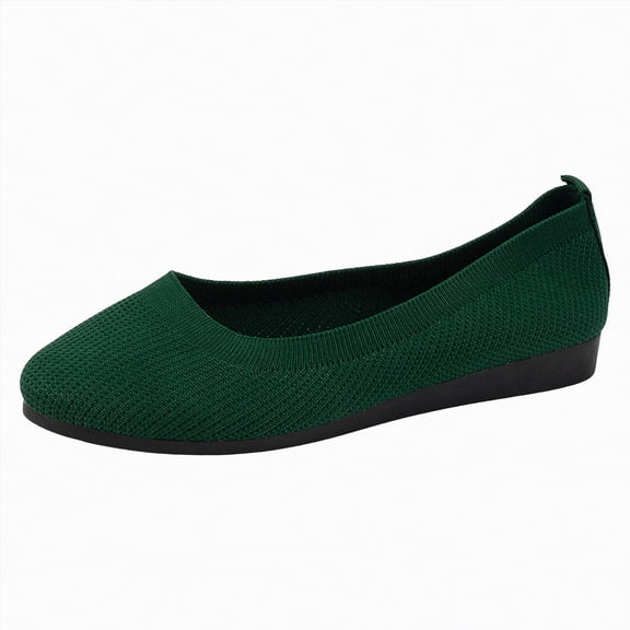 Drie Womens Flats Womens Faux Suede Loafer Smoking Shoes Flats Green,6.5
