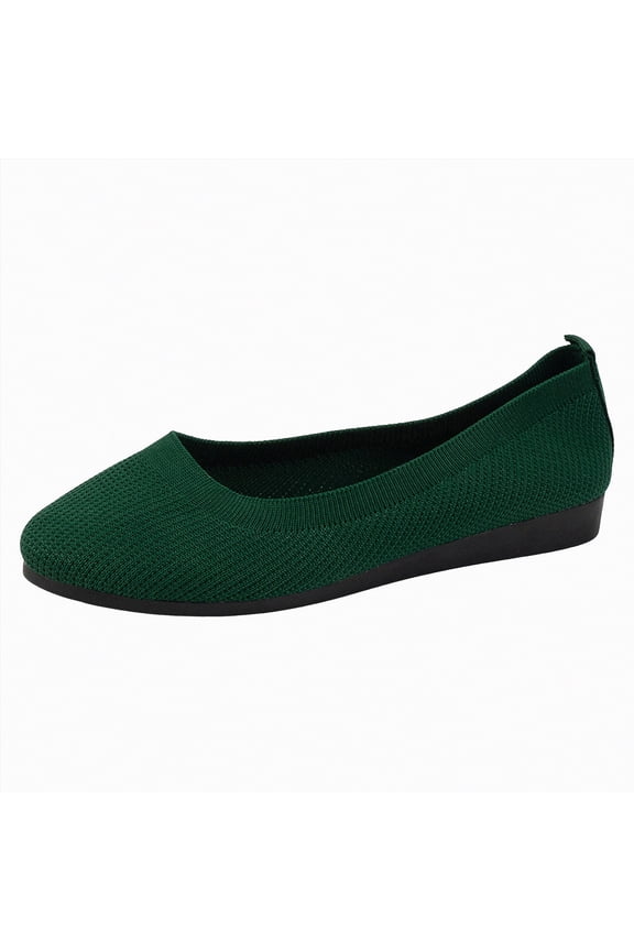 Womens Flats Womens Faux Suede Loafer Smoking Shoes Flats Green,6.5