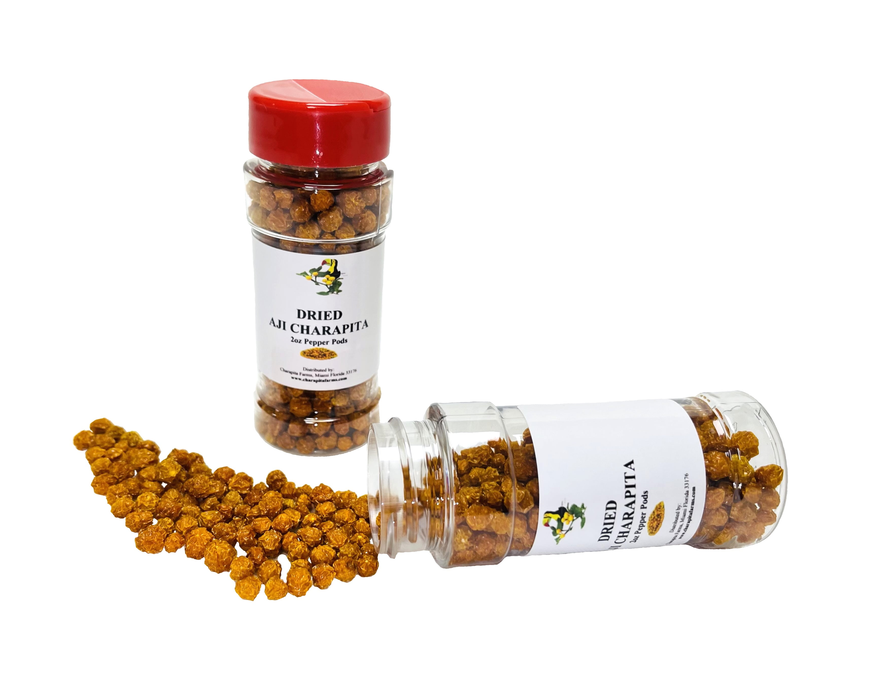 Dried Aji Charapita Pods - Rare Dried Premium Peppers 2oz