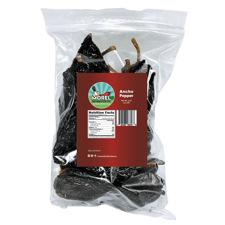 Dried Ancho Chile Peppers, Chili Ancho oz