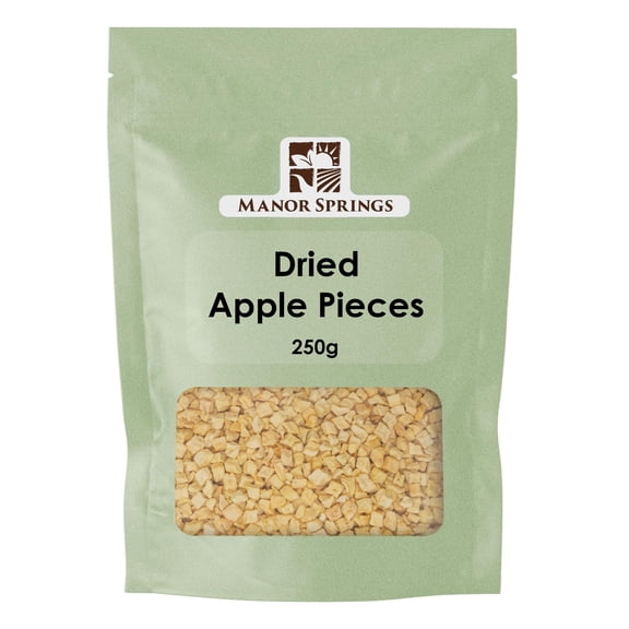 Dried Apple Pieces (Diced) 250g by Manor Springs
