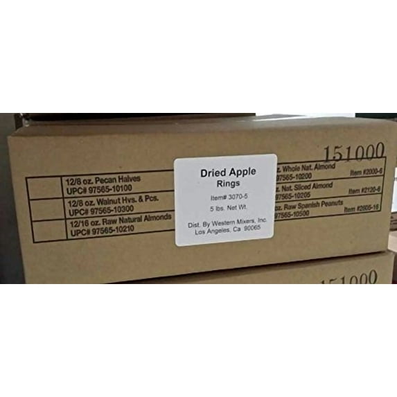 Dried Apple Rings - 5 lb. Box