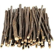 Dried Apple Wood Branches for Squirrel, Rabbit, Chinchillas, Guinea Pigs, Hamsters and Other Small Pet Molar Activities. (8 Ounces)