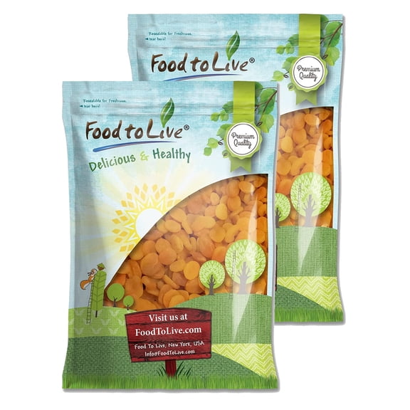 Dried Apricots, 14 Pounds  Kosher, Raw, Vegan  by Food to Live