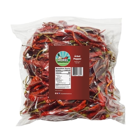 Dried Arbol Pepper (Chile De Arbol) WT: 8 Oz