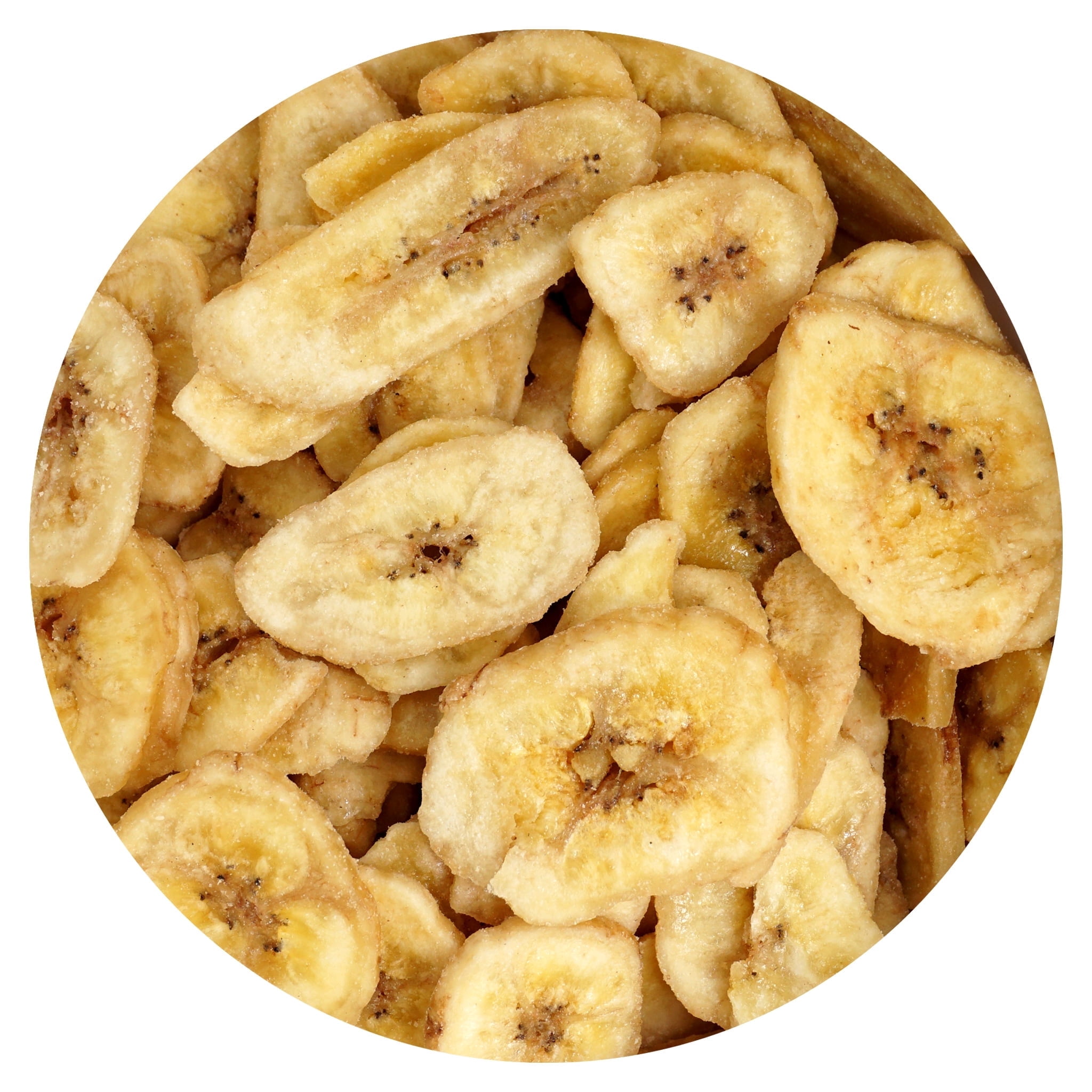 Dried Banana Chips, 4 Pound Bag Banana Chips, Dried Fruit, Dehydrated Bananas, The Hampton Popcorn & Candy Company
