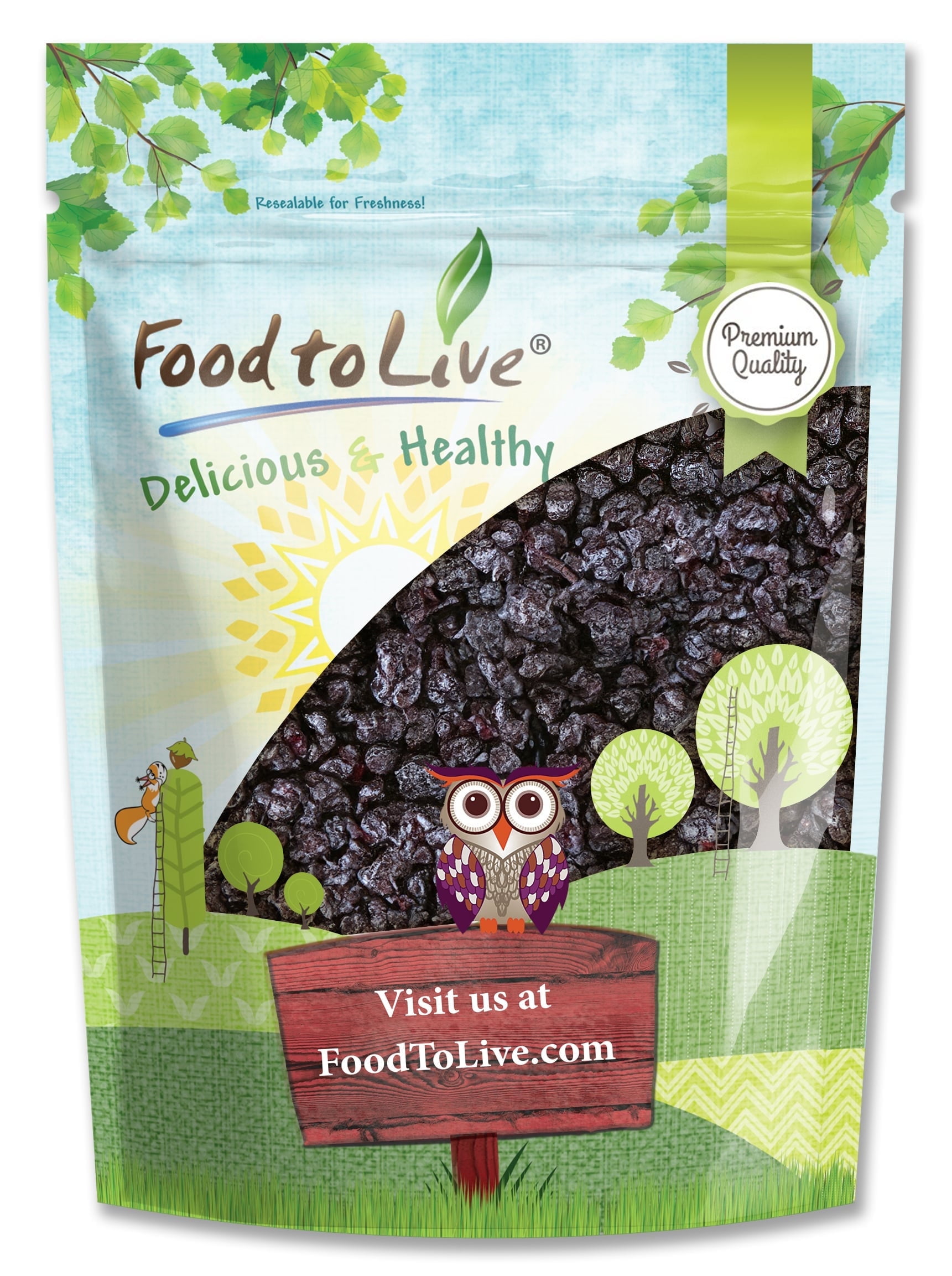 Dried Blueberries, 1.5 Pounds – Unsulfured. Rich in Nutrients. Perfect Snack. Lightly Sweetened, and Coated with Sunflower Oil. Made in USA