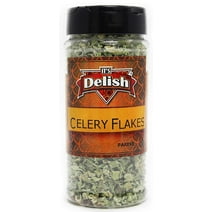 Dried Celery Flakes - Stalk & Leaf by Its Delish, Medium Jar 3 Oz