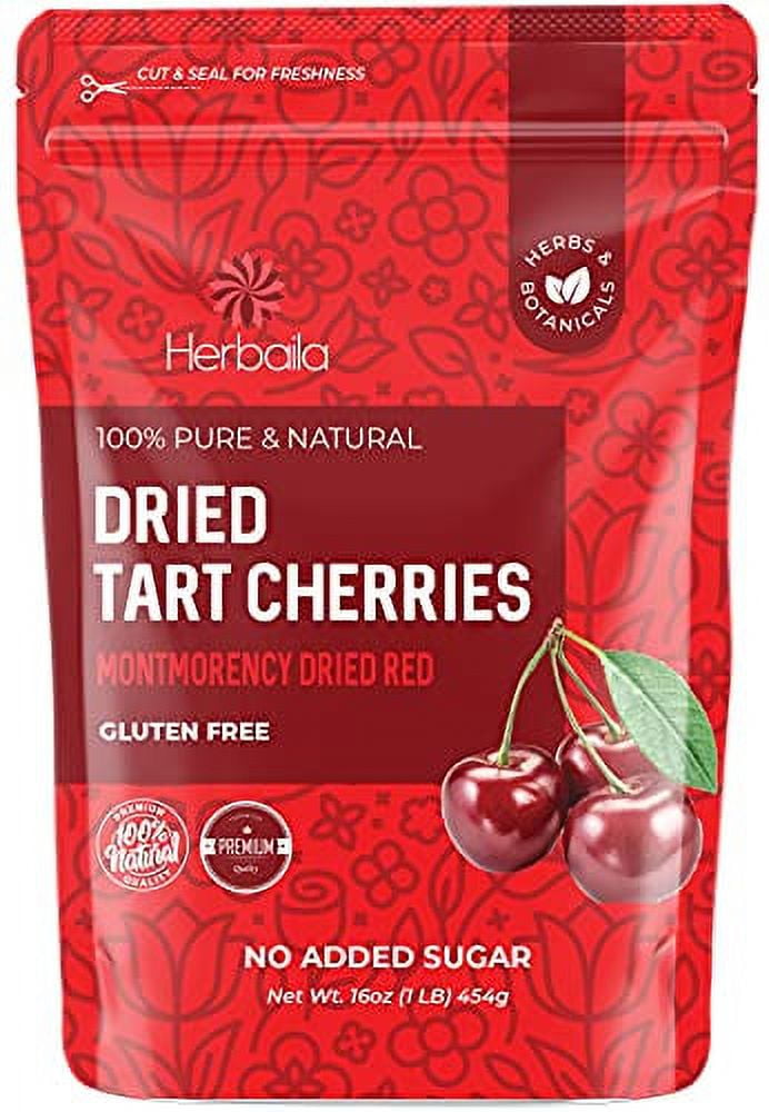 Dried Cherries Unsweetened Tart Cherry, 1lb. Montmorency Tart Cherries