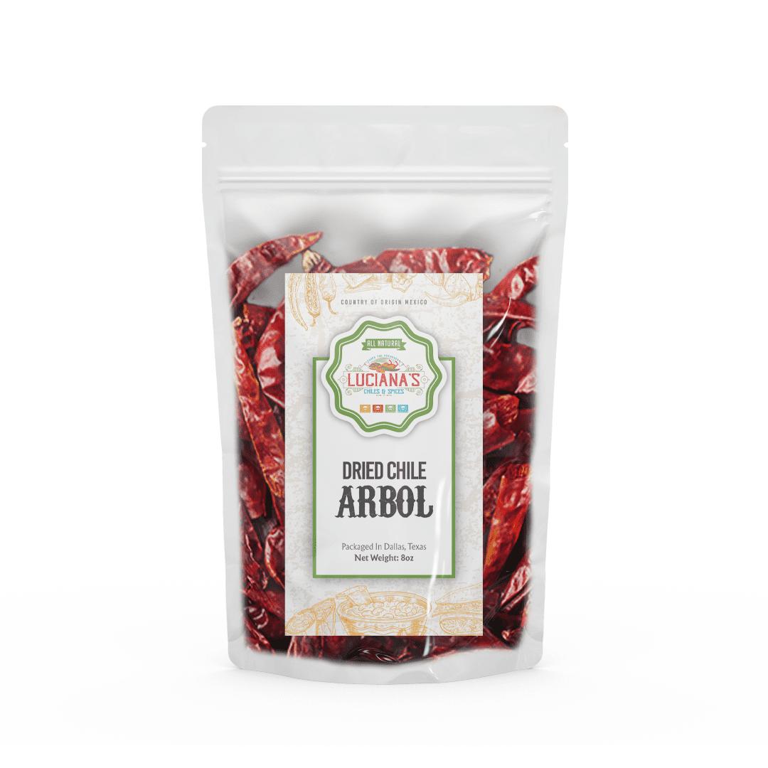 Dried Chile de Arbol, 8oz Versatile & Flavorful for Every Kitchen