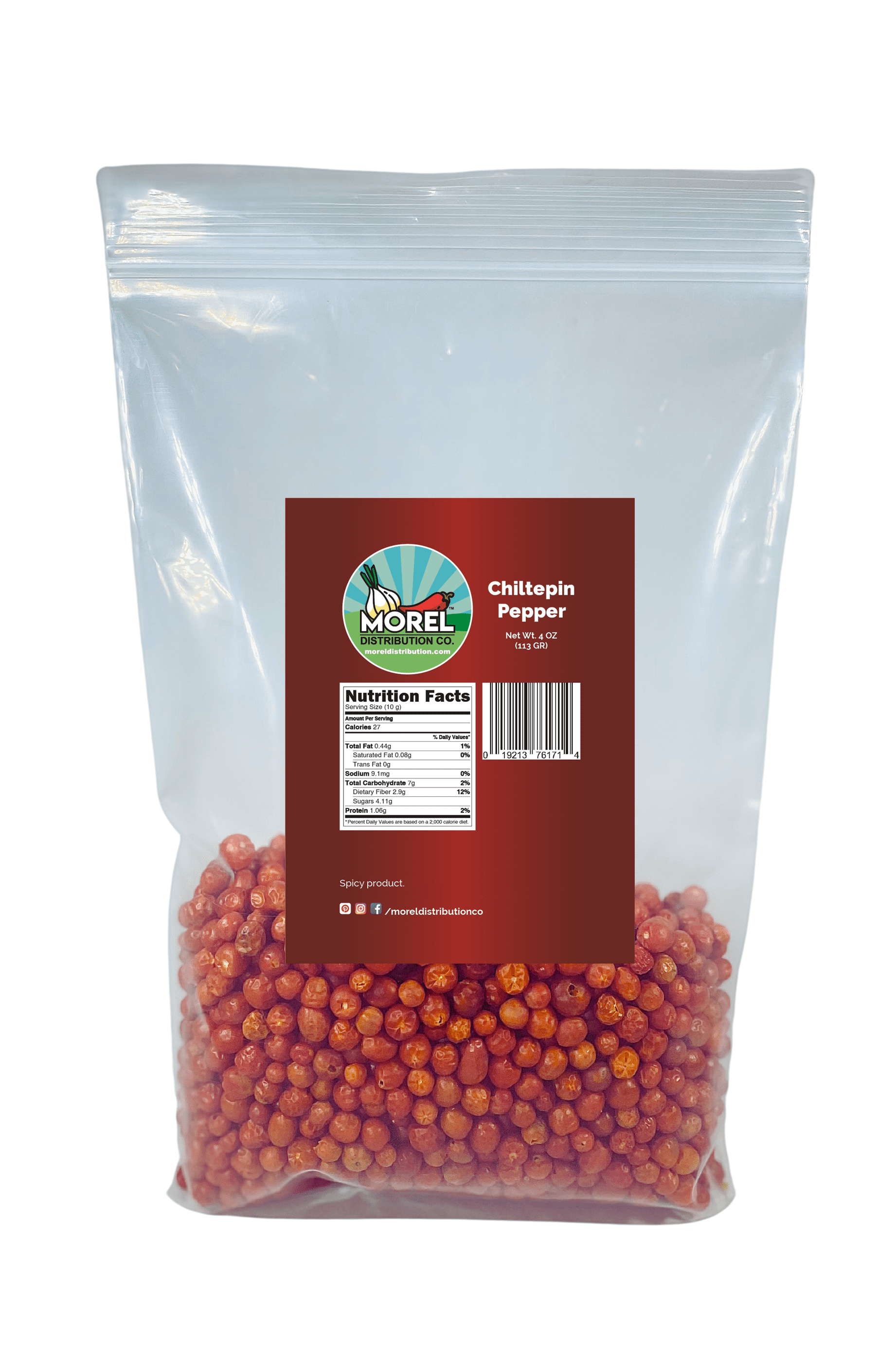 Dried Chiltepin Peppers (Chili Tepin) 4 oz
