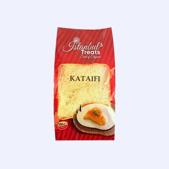 Dried & Chopped Kataifi Shredded Fillo Dough, Kurutulmus Kadayif Pastry Dough, Ingredient for The Viral Dubai Pistachio Chocolate Bar, Shredded Phyllo Dough, Kunafa Dough, 500g (1.1lb)