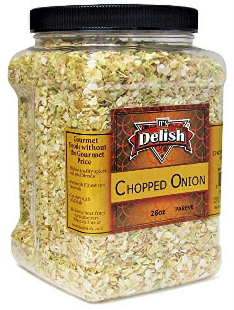 Dried Chopped Onion By It’S Delicious Taste Premium 28 Oz Jumbo Container (Jar) No