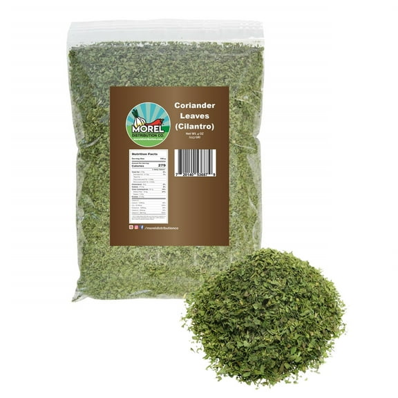 Dried Coriander Leaves. Cilantro Leaf, Cut and Sifted. 4 oz