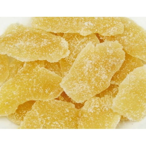 Dried Crystallized Ginger, Sliced - 2LB