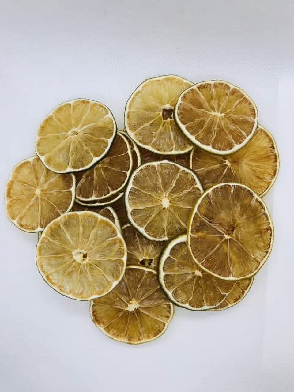 Dried (Dehydrated) Limes WheelsNatural FruitTeaCocktail, 3 Oz
