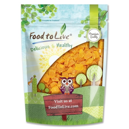 Dried Diced Mango, 0.5 Pounds — Kosher, Vegan — by Food to Live
