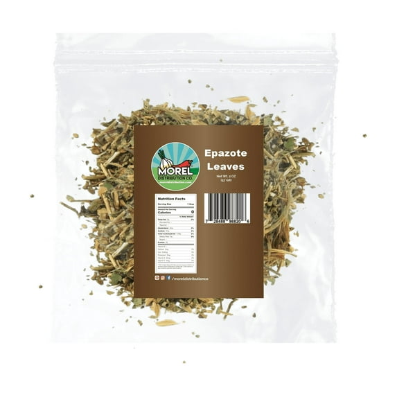 Dried Epazote Leaves, Hojas de Epazote, Natural Mexican Herbs 2 oz