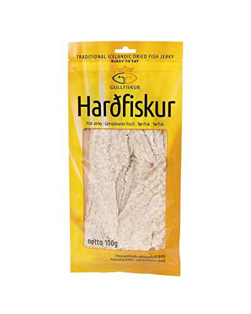 Dried Fish Harðfiskur 100G Cod Fillets From Iceland