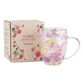 thumbnail image 1 of Dried Flower Double Wall Glass Cup, Aesthetic Flowers Coffee Mugs, Cute Insulated Tea Cups with Handle Heat Resistant for Women, Ideal for Birthday Mother's Day, Perfect for Wife Mom Friend (rainbow), 1 of 6